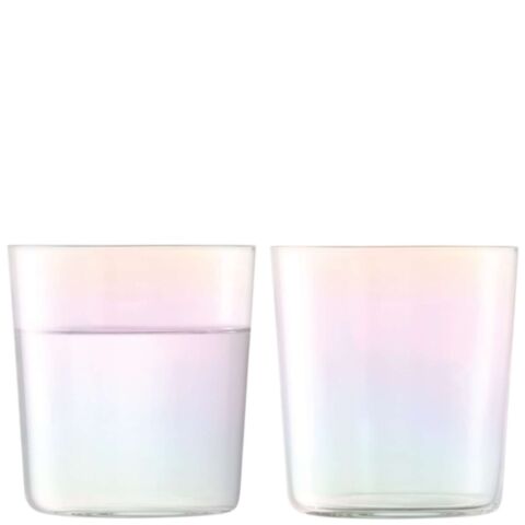 Iridescence Drinkglas 390 ml Set van 2 Stuks Mother of Pearl