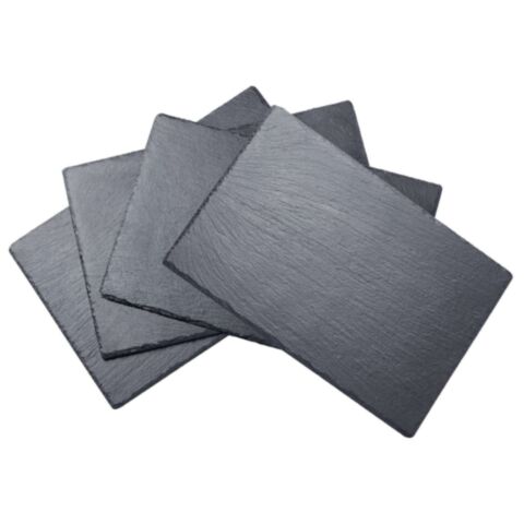 Serveerplaten Set van 4 Stuks Leisteen
