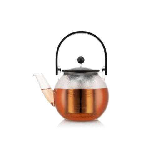 Assam Theepers met RVS Filter en Kunststof Handgreep 1 liter