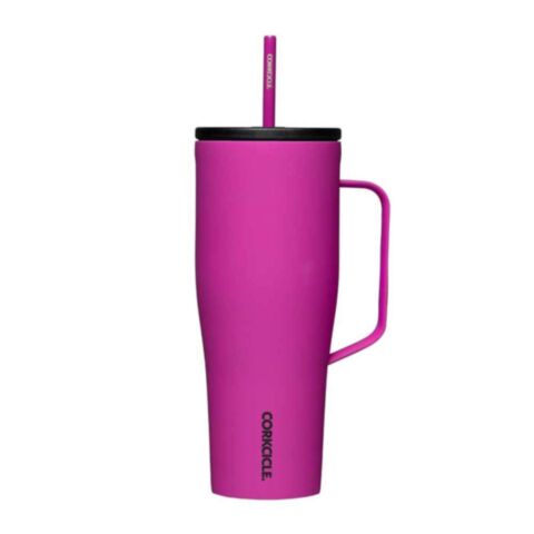 Cold Cup XL Thermosbeker met Rietje 890 ml Fuchsia