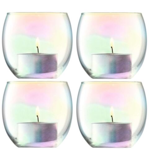 Pearl Theelicht Houder 6,8 cm Set van 4 Stuks