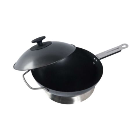BBQ Accessoire Wokpan incl Deksel