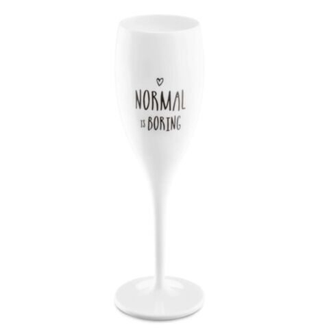 Superglas Cheers No. 1 Champagneglas Normal is Boring