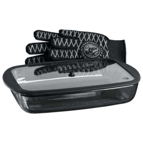 Braadpan met Deksel Vacuüm met Handschoen