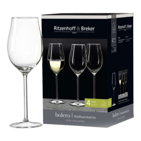 Bolero Wijnglas Wit 390 ml Set van 4 Stuks