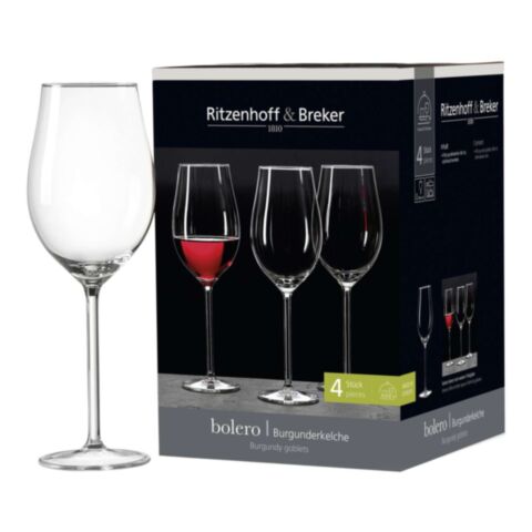 Bolero Wijnglas Bourgogne 540 ml Set van 4 Stuks
