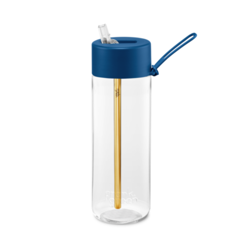 Drinkfles met Rietje 740 ml  Deep Ocean