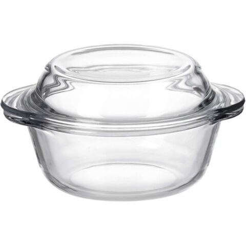 Cucina Ovenschaal Glas Ø 21 cm 1,5 L met Deksel