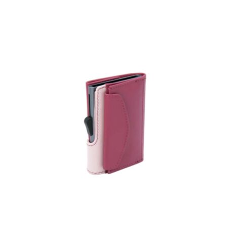 RFID Portemonnee Bright Women met Pasjeshouder en Muntvak Classic Leather Cherry/ Blush