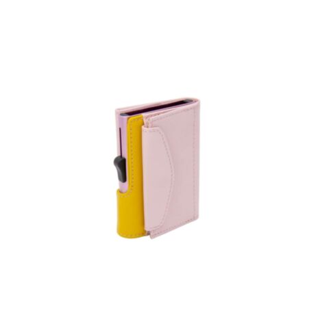 RFID Portemonnee Bright Women XL met Pasjeshouder en Muntvak Classic Leather Blush/ Saffron
