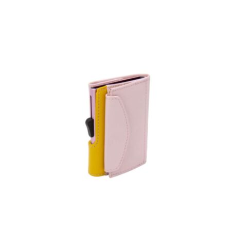RFID Portemonnee Bright Women met Pasjeshouder en Muntvak Classic Leather Blush/ Saffron