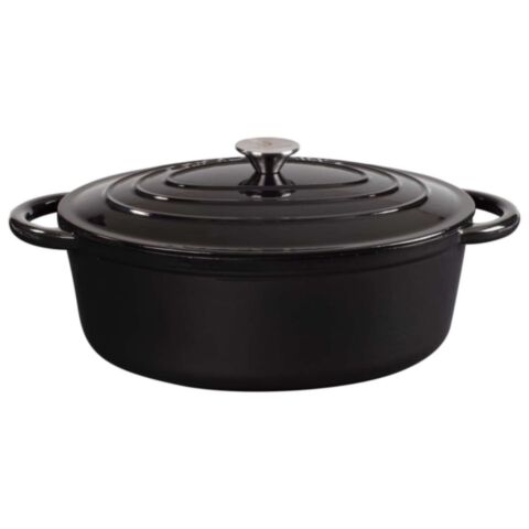 Braadpan Gietijzer 32 x 26 cm 6,7 liter Ovaal