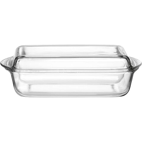 Cucina Ovenschaal Glas 20x35 cm H 9 cm 2,8 L met Deksel