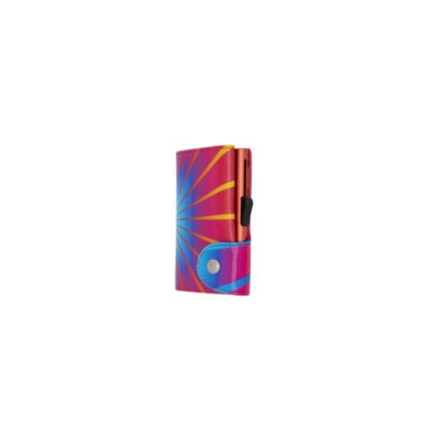 RFID Portemonnee met  Pasjeshouder Classic Leather Print Red Nova