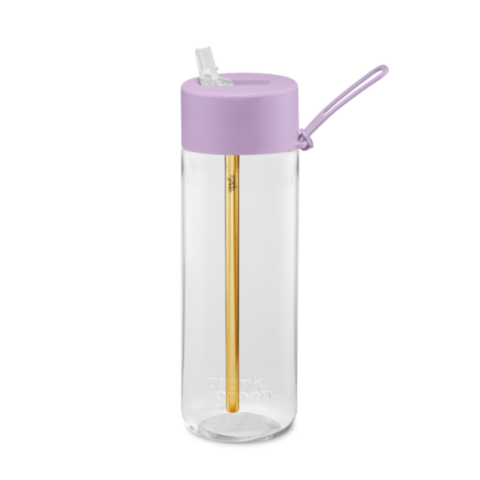 Drinkfles met Rietje 740 ml Purple