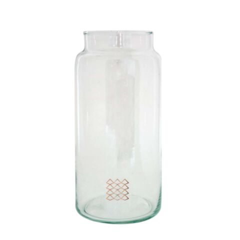 Drinken Waterglas L Handgemaakt 10/18 Copper Patern