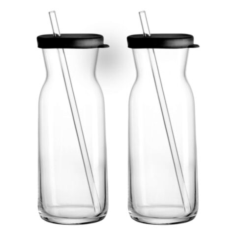 Giardino Partyset met Deksel en Rietje Set van 2 Stuks