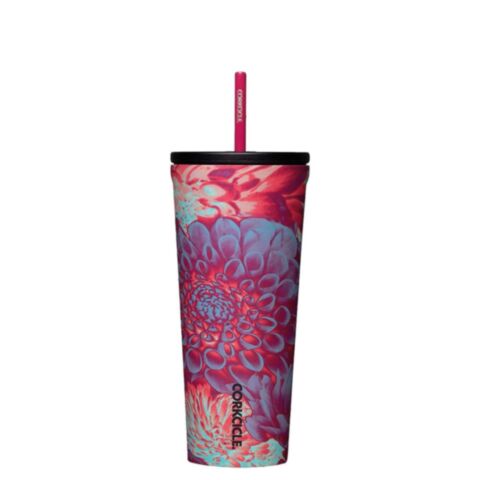 Cold Cup Thermosbeker met Rietje 710 ml Dopamine Floral