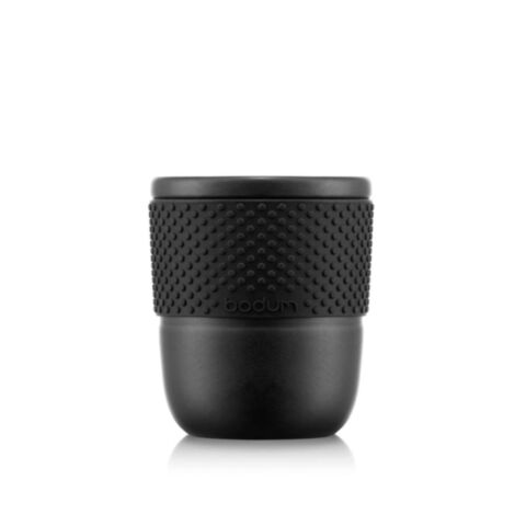 Assam Koffiemok met Siliconen Rand 600 ml Zwart
