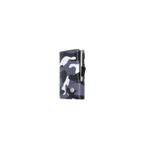 RFID Portemonnee met  Pasjeshouder Classic Leather Print Camouflage Black
