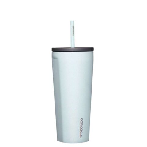 Cold Cup Thermosbeker met Rietje 710 ml Glittery Light Blue