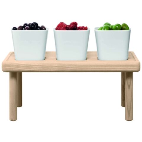 Stilt Serveerplateau Set met Schaal Set van 4 Stuks