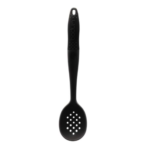 Bistro Opscheplepel met Gaatjes L 36,2 cm Zwart