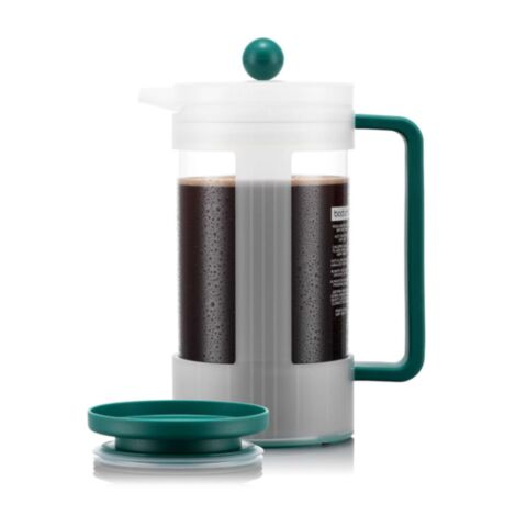 Bean French Press Cafetière Dubbelwandig met Yohki-Deksel 8 Kops 1 liter Forest