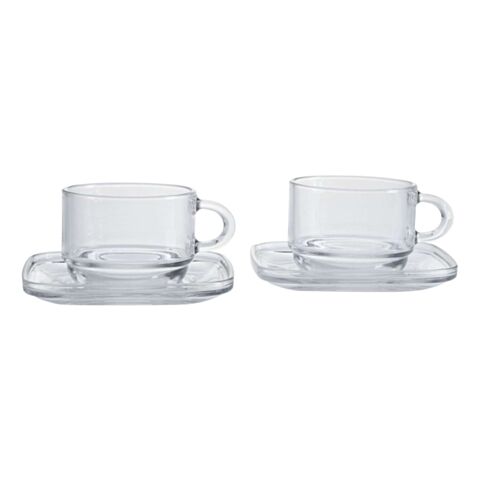 Americano Cappuccino Kop en Schotel 240 ml Set van 2 Stuks